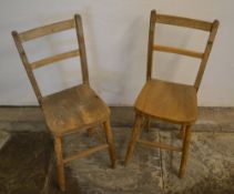 2 school chairs