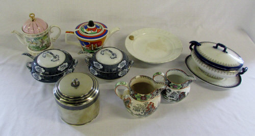 Various ceramics inc Sadler tea pot and