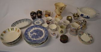 Selection of ceramic plates, commemorati