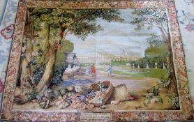 Large wall tapestry by Gobly's France 'V