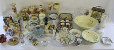 Assorted ceramics etc inc Denby, Coalpor