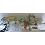 Various ceramics and glassware inc Alfre