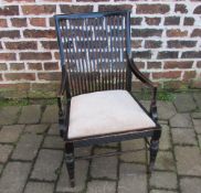 Victorian open armchair