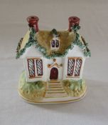 Victorian Staffordshire money box in the