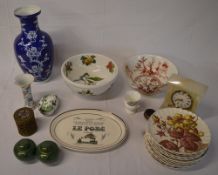 Ceramics including a Coalport Indian Tre