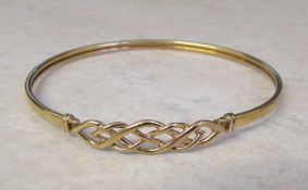 9ct gold bracelet d 6 cm 5 g