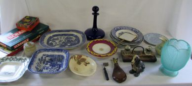 Various ceramics and glassware etc inc d