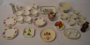 Ceramics including 6 Royal Albert Rose A