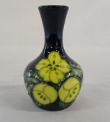 Small Moorcroft vase buttercup pattern H