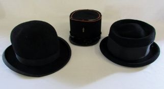 Bowler hat, Kepi and Ladies hat (Paris m