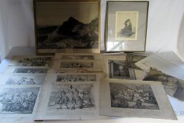 10 Rowlandson engravings 'Picturesque Be