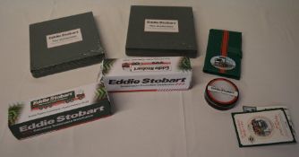 Eddie Stobart collectors plates, noteboo