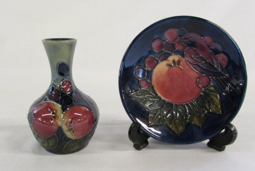 Moorcroft pomegranate and bird pattern s