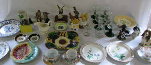 Assorted ceramics and glassware inc Cope
