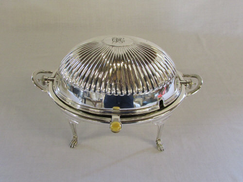 Mappin & Webb silver plate roll over bac