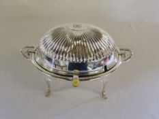 Mappin & Webb silver plate roll over bac
