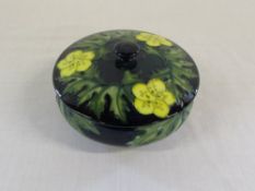 Moorcroft lidded powder bowl buttercup p