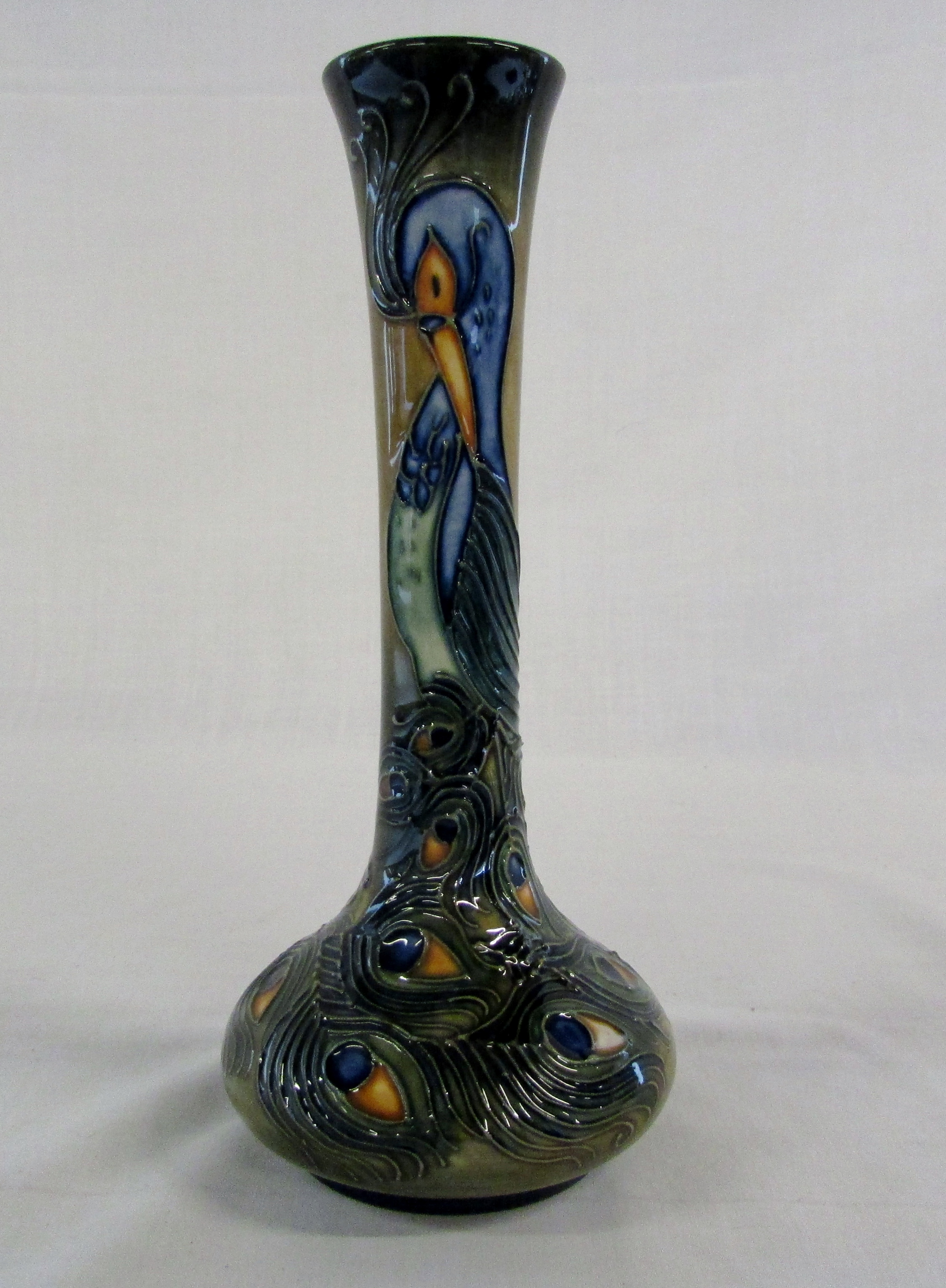 Moorcroft Phoenix bird vase H 20.5 cm si - Image 2 of 4