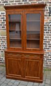 Victorian mahogany display bookcase H 2