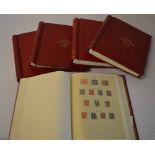 5 Paragon postage stamp albums covering