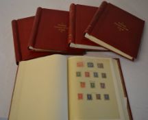 5 Paragon postage stamp albums covering