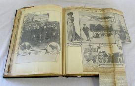Scrapbook from approx 1905-1915 containi
