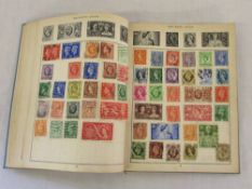 Stamp album containing world stamps