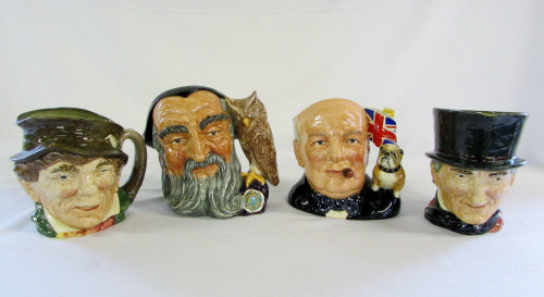 Royal Doulton large character jugs 'Padd