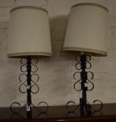 Pair of table lamps