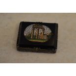 Micro mosaic miniature panel decorated w