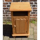 Small pine cupboard/bedside cabinet