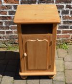 Small pine cupboard/bedside cabinet