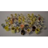 Large selection of mixed egg cups