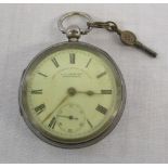 Silver pocket watch Chester 1899 The 'Ex