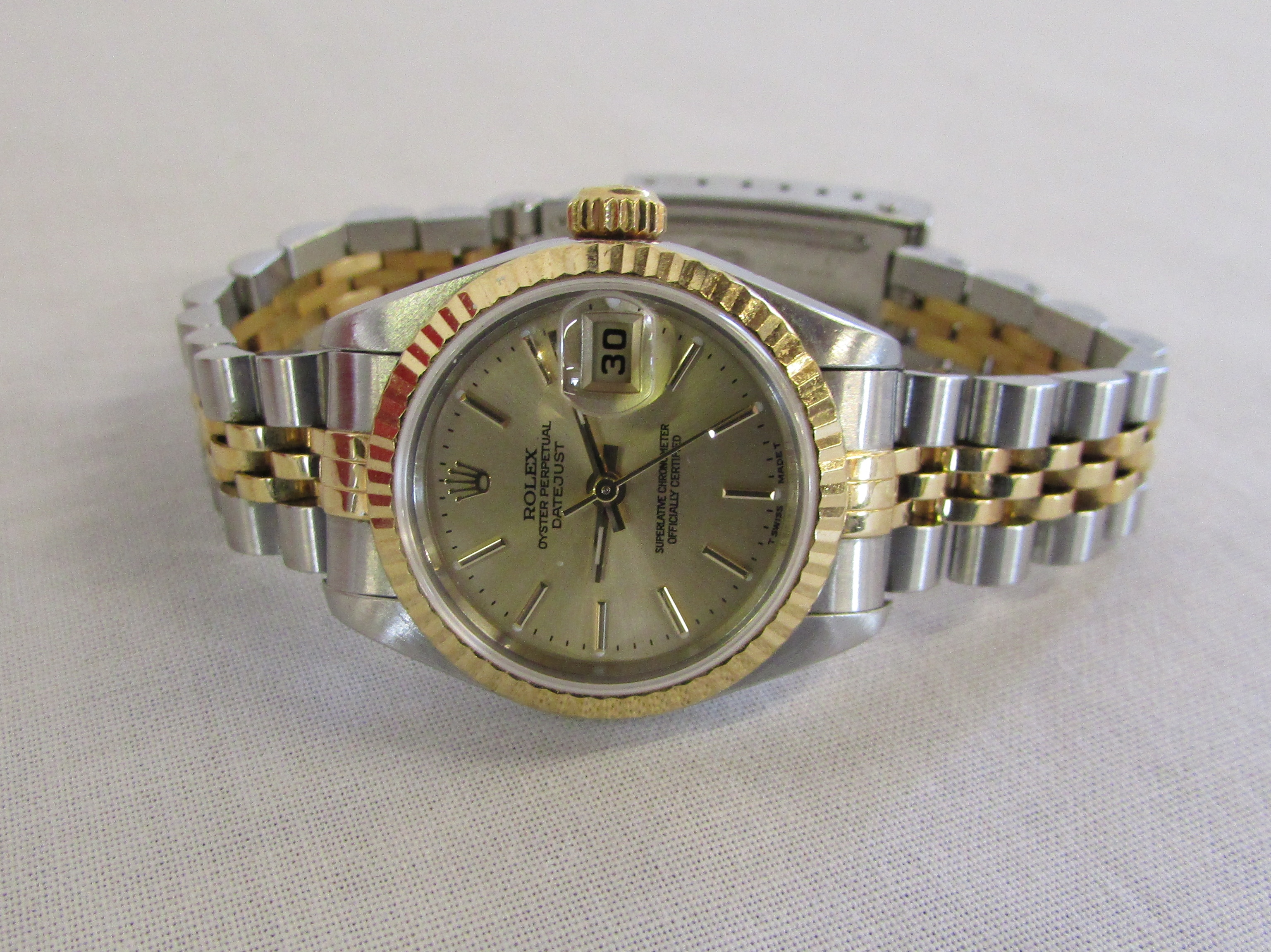 Ladies Rolex oyster perpetual datejust b - Image 3 of 4