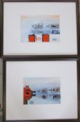 Pair of Cornish School abstracts 'Four b