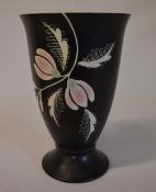 Beswick vase with stylized floral design