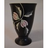 Beswick vase with stylized floral design