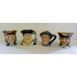 Royal Doulton large character jugs 'Sir