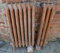 Victorian cast iron 10 fin radiator