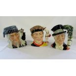 Royal Doulton large character jugs 'The