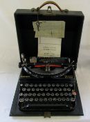 Remington model 5 portable typewriter