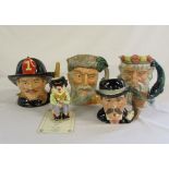 Various Royal Doulton character jugs 'Th