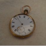 12ct gold pocket watch with London Impor