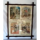 Framed Victorian sheet music