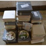 Large quantity of boxed collectors plate