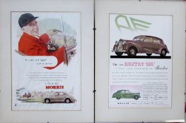 Austin '110' and Morris advertising post