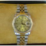 Mens Rolex oyster perpetual datejust bi-