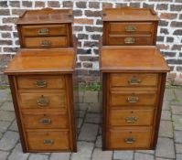 2 large bedside cabinets