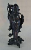 Early 20th century carved ebony oriental